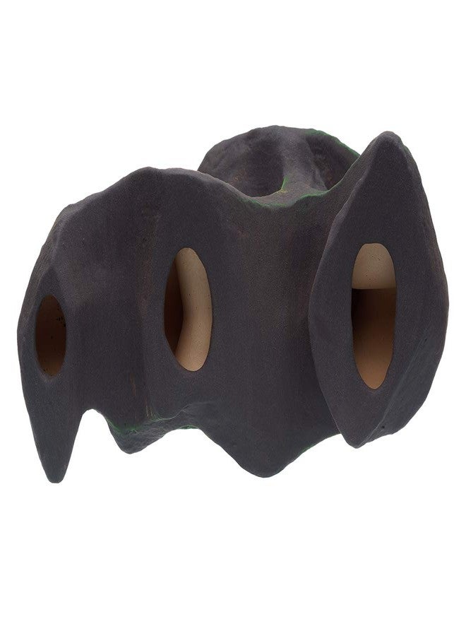 Plecoceramics كهف اختباء على شكل قرص العسل من بليكوسيراميكس لتزيين أحواض السمك، مناسب لأسماك البيتا والسيشيلد والبليكو - Image 5